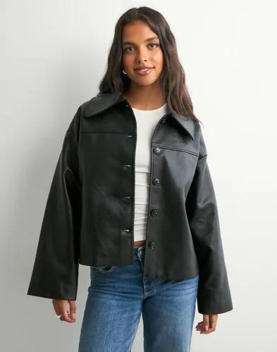 Neo Noir - Svart - Lunara Collar Stitch Jacket 