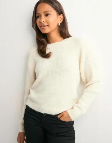 Vero Moda - Vit - Vmnovah Ls O-Neck Pullover Ga Noos 