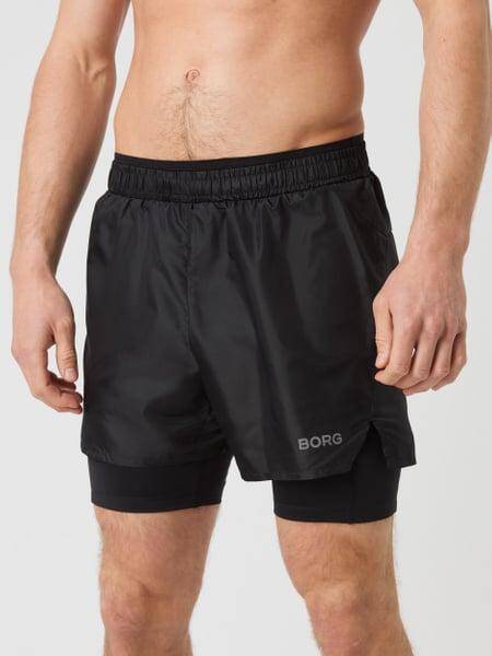 Björn Borg Borg Running Shorts 2 In 1 Svart, XXL 