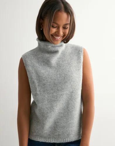Neo Noir - Grå - Odelia Knit Top 