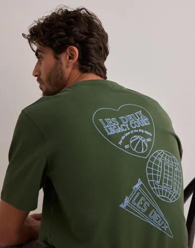 Les Deux Atlas T-shirt T-shirts med tryck Grön 