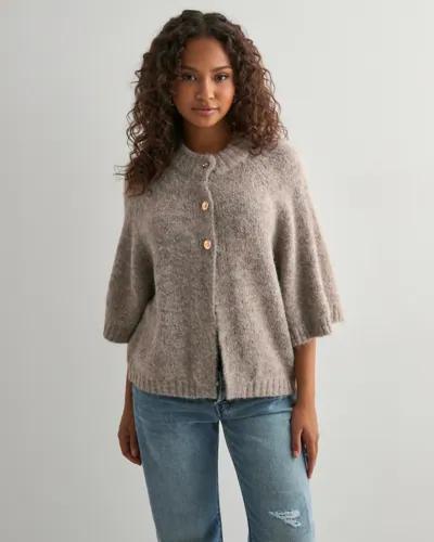 Neo Noir - Beige - Benuta Fluffy Knit Cardigan 