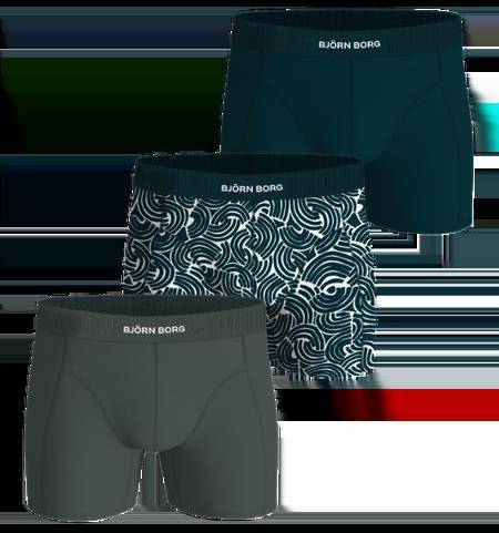 Björn Borg Organic Cotton Stretch Boxers 3-pack Multi, XXL 