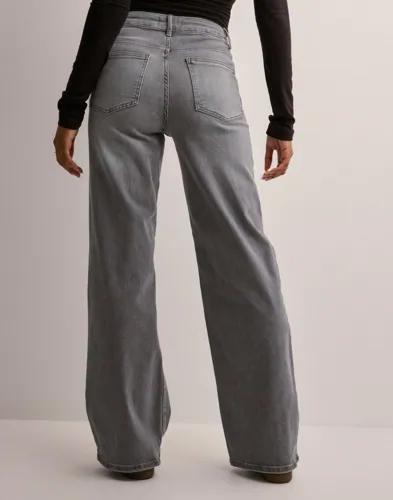 Only - Blå - Onlmadison Blush Hw Wid Dnm REA0938 