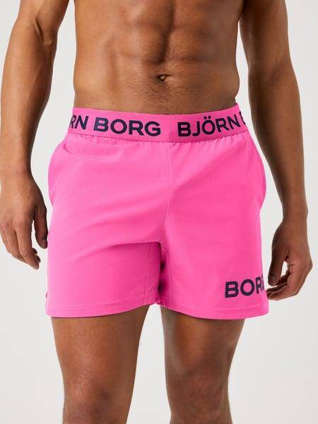 Björn Borg Borg Shorts 6 Inch Rosa, XXL 