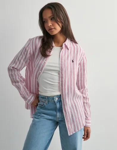 Polo Ralph Lauren - Röd - Classic-Long Sleeve-Button Front Shirt 