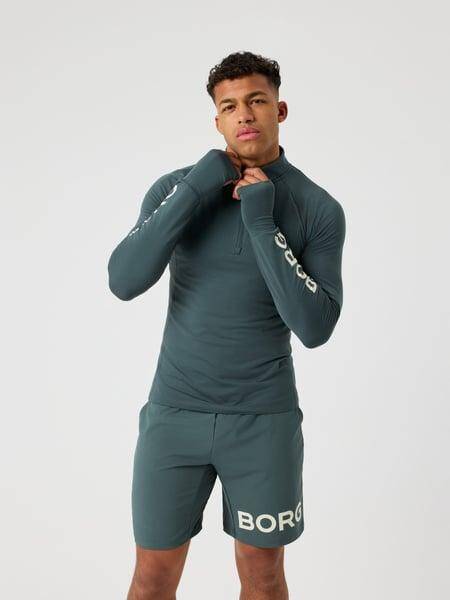 Björn Borg Borg Midlayer Half Zip Grön, XXL 