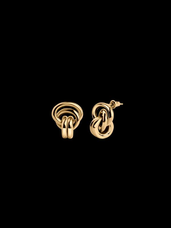 Muli Collection - Guld - Double Knot Earrings 