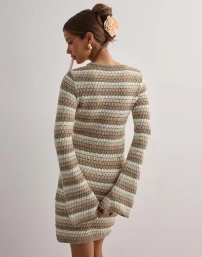 Vero Moda - Beige - Vmrihanna Ls Short Dress 