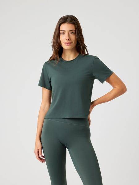 Björn Borg Borg Cropped T-shirt Grön, XXL 