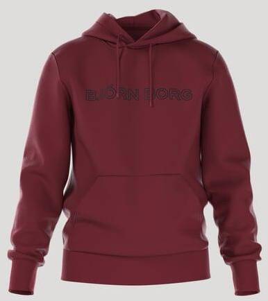 Björn Borg Borg Essential 3 Hoodie Röd, XXL 