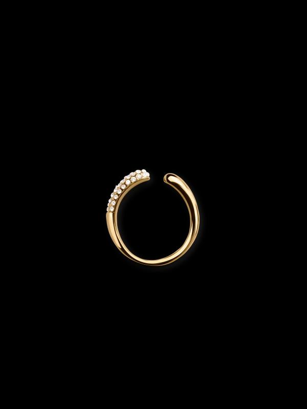 Muli Collection - Guld - Adjustable Pavé Ring 