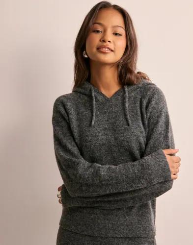 JJXX - Grå - Jxevi Hoodie Knit Sn 