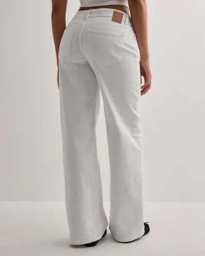Pieces - Vit - Pcselma Lw Wide Jeans Od Noos Bc 