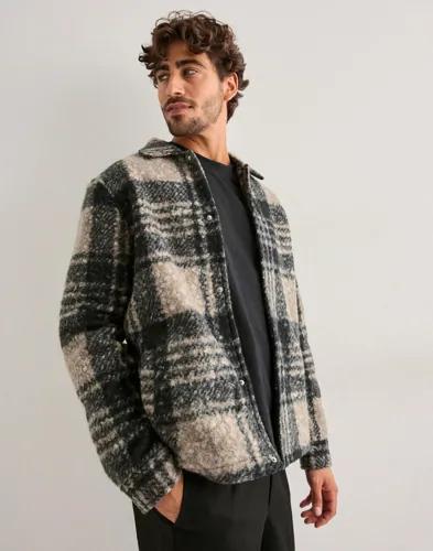 Brand Island Allesio Overshirt Overshirts Grå 