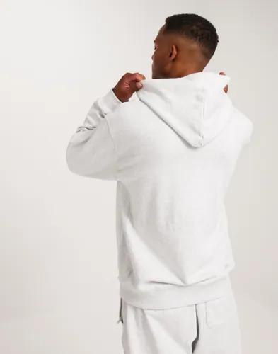 New Balance Athletics French Terry Hoodie Hoodies Vit 