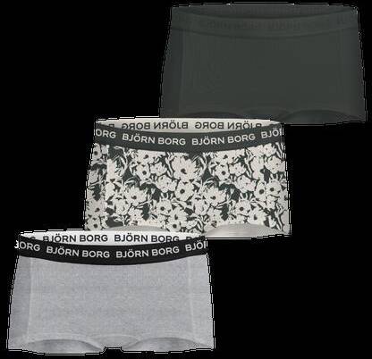 Björn Borg Cotton Stretch Boxers Shorts 3-pack Grön, 170 