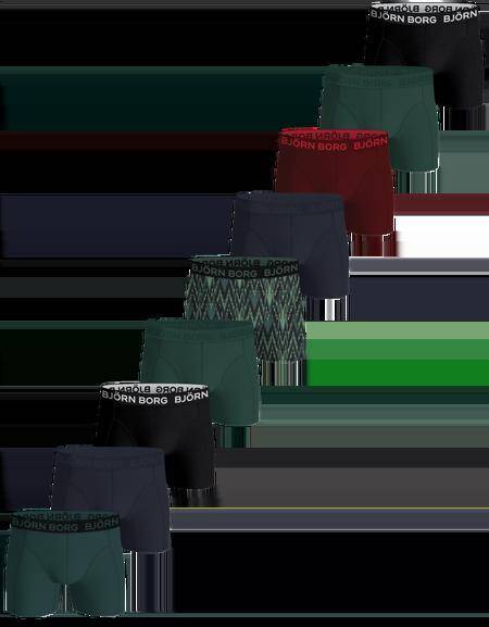Björn Borg Cotton Stretch Boxers 9-pack Svart, XXL 