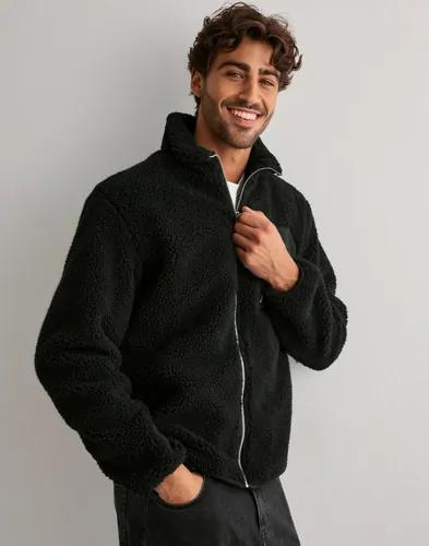 Jack & Jones Jjbradley Teddy Jacket Vårjackor Svart 
