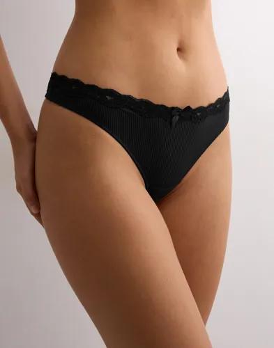 Hunkemöller - Svart - Lola String R 