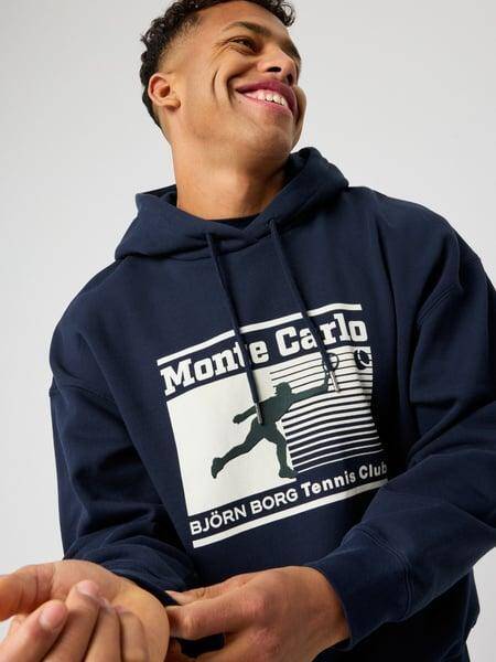 Björn Borg Borg Oversized Hoodie Marinblå, XXL 