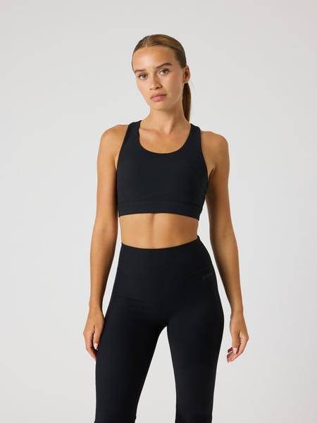 Björn Borg Studio Premium Rib Sports Bra Svart, XXL 