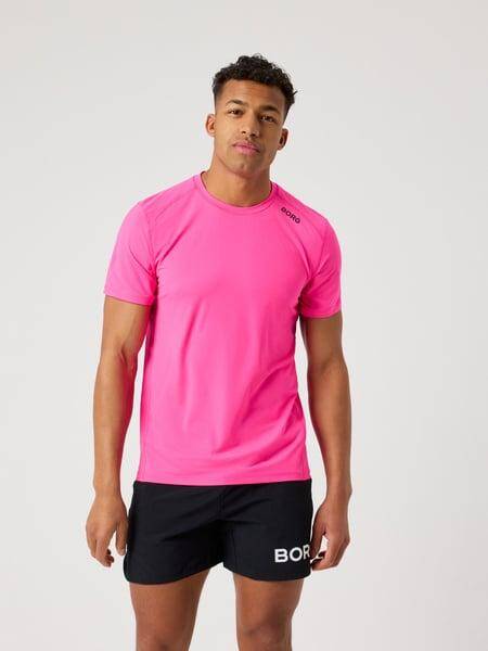 Björn Borg Borg Athletic T-shirt Rosa, XXL 