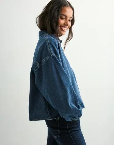 Vero Moda - Blå - Vmelora Ls Denim Shirt YO326 