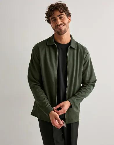 Brand Island Denki Zip Jacket Overshirts Grön 