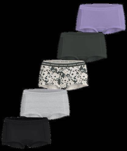 Björn Borg Everyday Cotton Boxers Shorts 5-pack Svart, XXL 