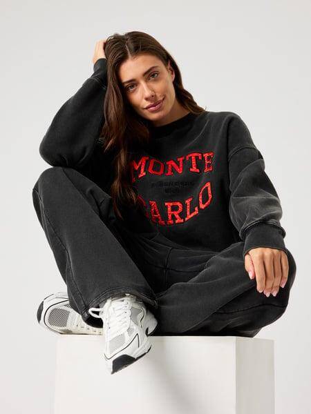 Björn Borg Studio Oversized Sweatshirt Svart, XXL 