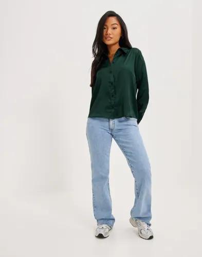 JDY - Grön - Jdyfifi L/S Shirt Wvn Noos 