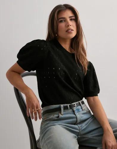 OBJECT - Svart - Objlaila S/S Re Top Noos 