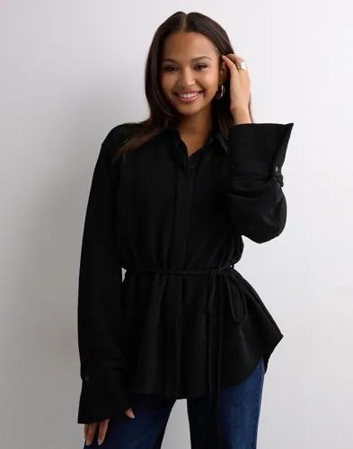 Neo Noir - Svart - Waldita Structure Shirt 