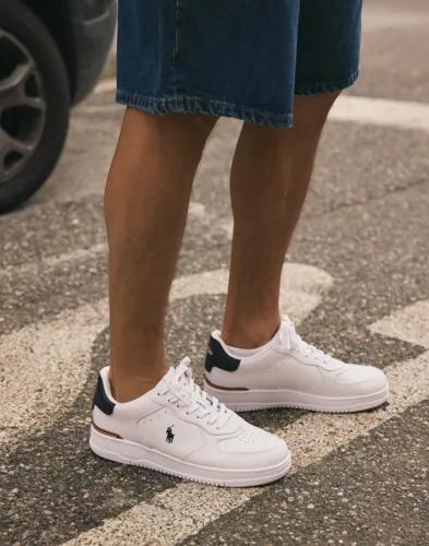 Polo Ralph Lauren Masters Crt-Sneakers-Low Top Lace Låga sneakers Vit 