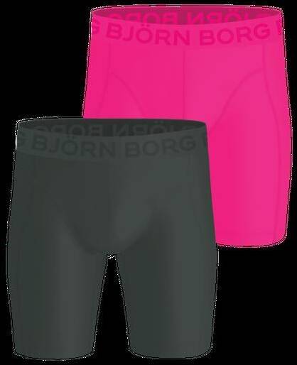 Björn Borg Sports Lightweight Long Boxers 2-pack Grön, XXL