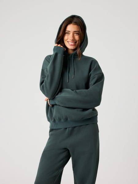 Björn Borg Studio Oversized Hoodie Grön, XXL 