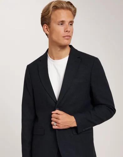 Selected Men Slhslim-Reed Wool Blz Noos Kavajer Blå 