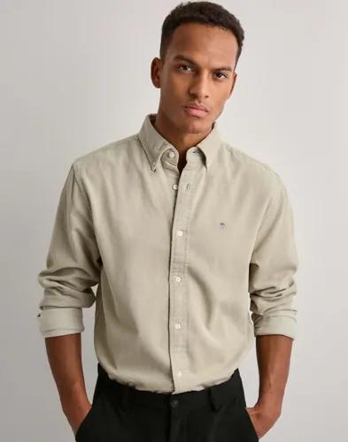 Gant Reg Corduroy Shirt Manchesterskjortor Beige