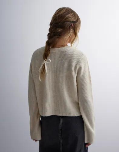 OBJECT - Beige - Objparvi Knit Cardigan Noos 