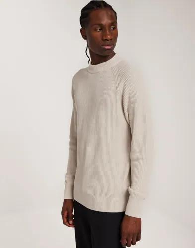 Casual Friday CFKRISTIAN raglan rib crew neck knit Stickade tröjor Beige