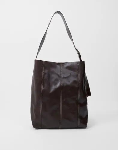 BECKSÖNDERGAARD - Brun - Panel Mae Buckle Bag 