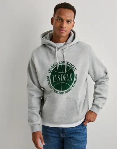 Les Deux Ben Basketball Hoodie Hoodies Grå