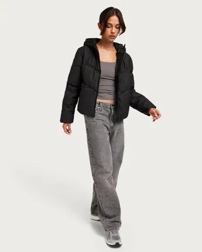 JDY - Svart - Jdyarnhem Water Rep Short Puffa Otw