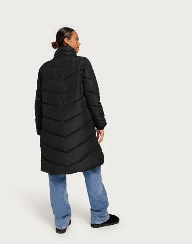 JDY - Svart - Jdynewfinno Long Padded Jacket Otw 