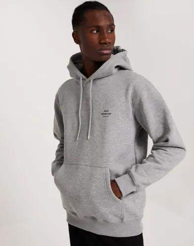 Mads Nørgaard Standard Hoodie Logo Sweat Hoodies Grå 