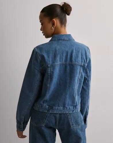 JDY - Blå - Jdymica Pocket Jacket Dnm 