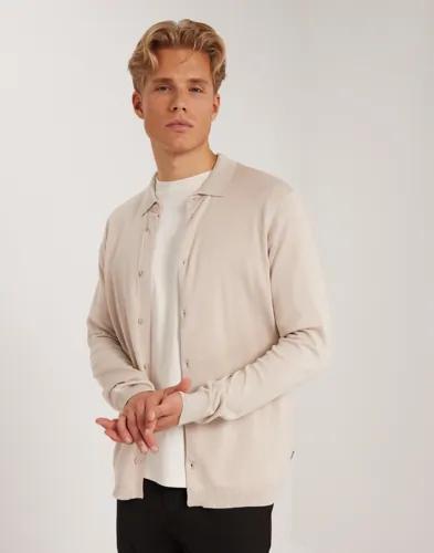 Only & Sons Onswyler Life Reg 14 Shirt Knit Cs Skjortor Beige 