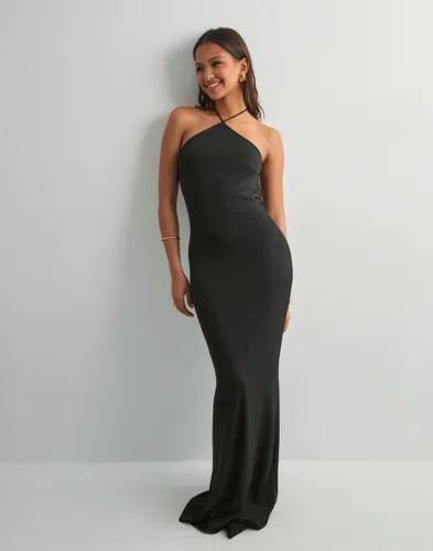 Nelly - Svart - Halterneck Strap Dress 