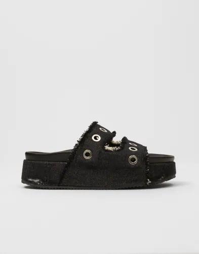 Inuikii - Svart - Slipper Jeans Studs 